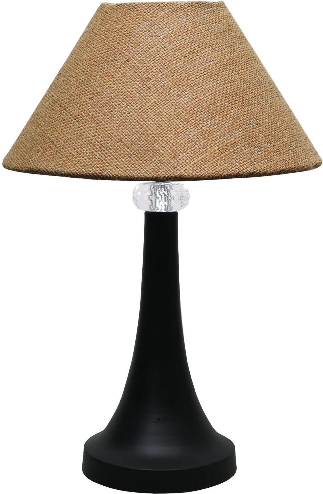 Metal Bedside Lamp, Jute Shade, E27 Holder for Bedroom & Living Room Table Lamp-image-26