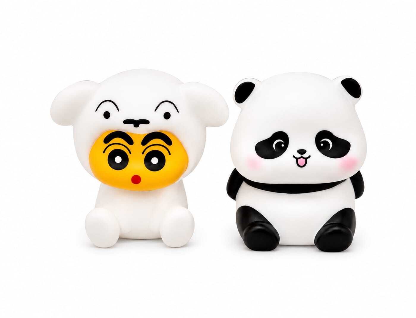 msfashion Mini Cute Cartoon Shinchan Panda Night Lamp Combo Night Lamp-picture-40