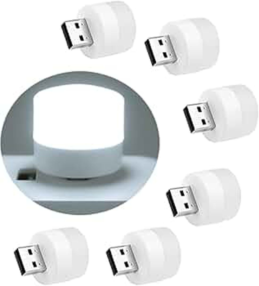 shreejee USB plug & Play Energy efficient LED light /Emergency light X6.163 (Pack of 6) LED Lantern-picture-20