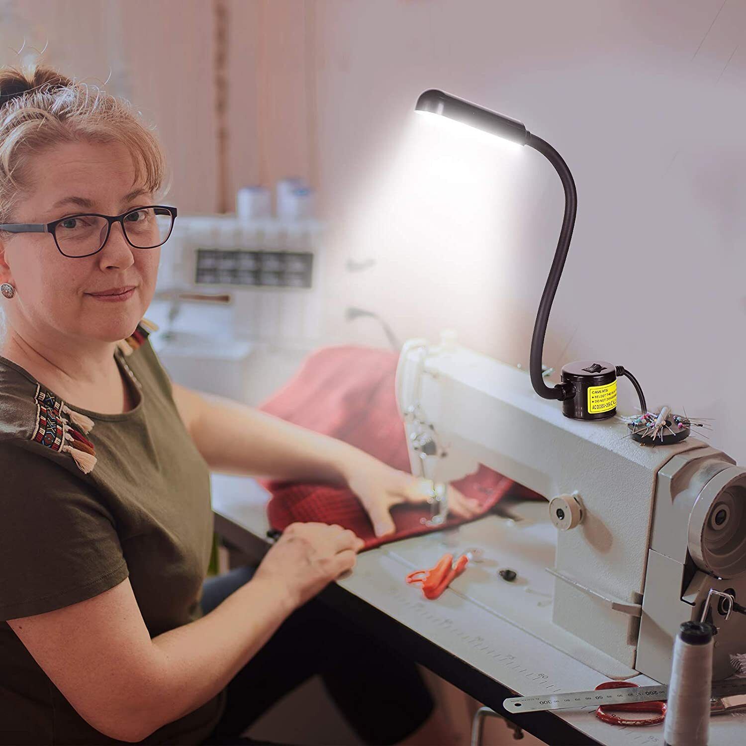New Book & Sewing Machine 12LEDs, Magnetic Mounting Base Working Home Light Night Lamp-image-35