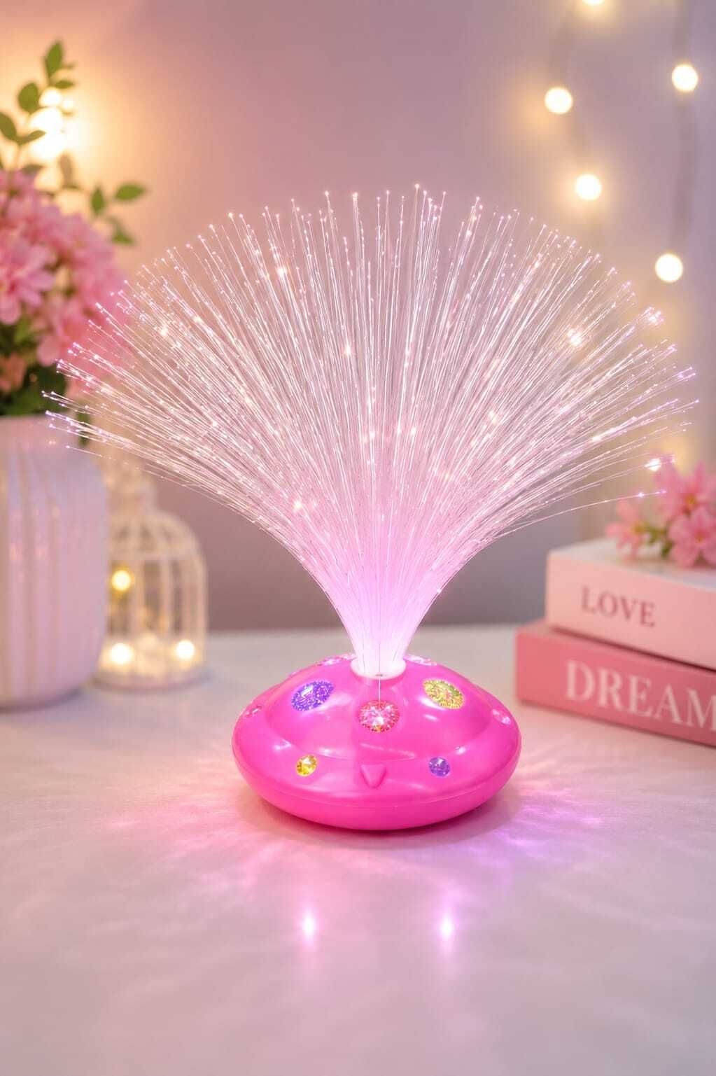 Color full fiber optic lamp Night Lamp-image-26