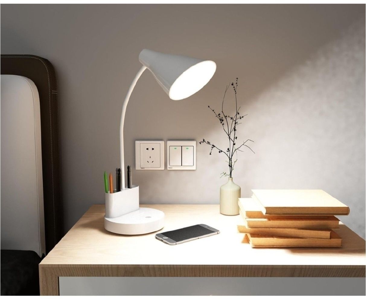 absolute lifestyle 3 Light Mode Rechargeable,360° Flexible Gooseneck LED Study/Desk Table Lamp and Study Lamp-picture-14
