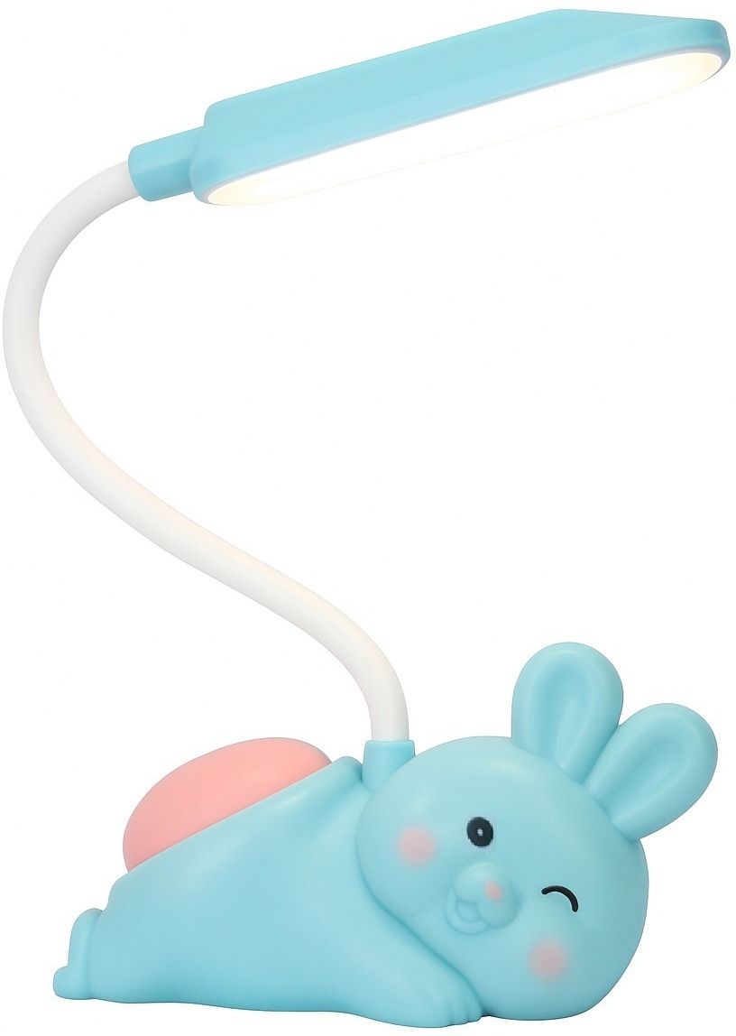 bachat bazzar Cute Rabbit LED Study Table Lamp with Flexible Neck, Eye-Caring Light Table Lamp-picture-14