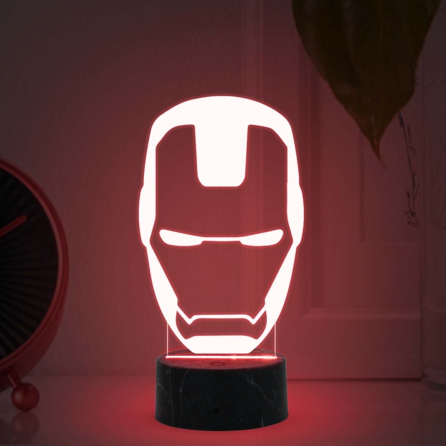 Ironman 3D Illusion Avengers Desk Table Lamp | Home Decoration Light Table Lamp-image-7