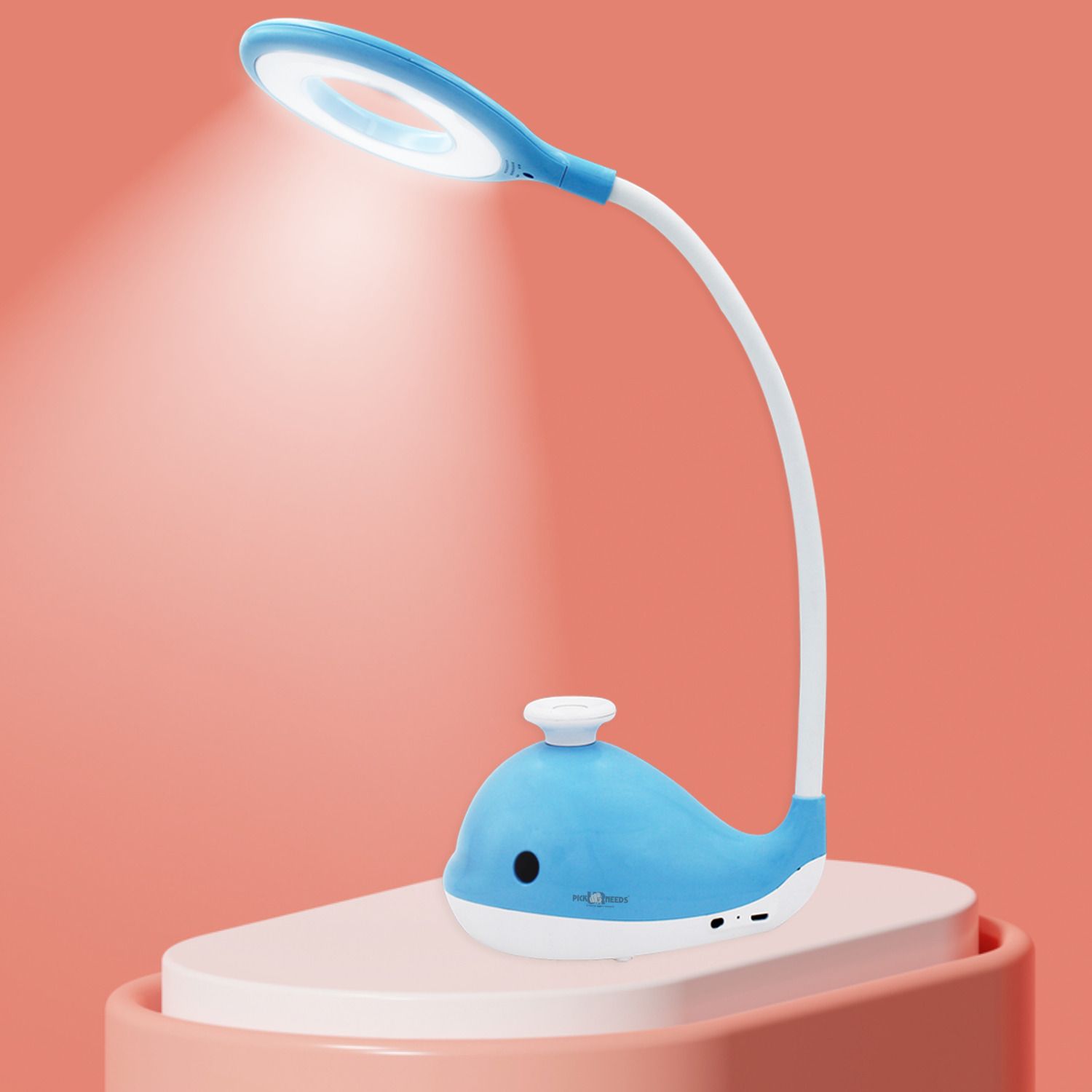 pick ur needs Dolphin Design Rechargeable LED Study Table/Desk Lamp With Touch On/Off Switch Table Lamp-picture-35