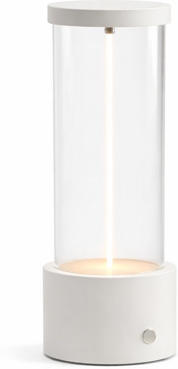hariniyam Decorative Glass Cylinder LED Table Lamp – Ambient Night Light Study Lamp-picture-34