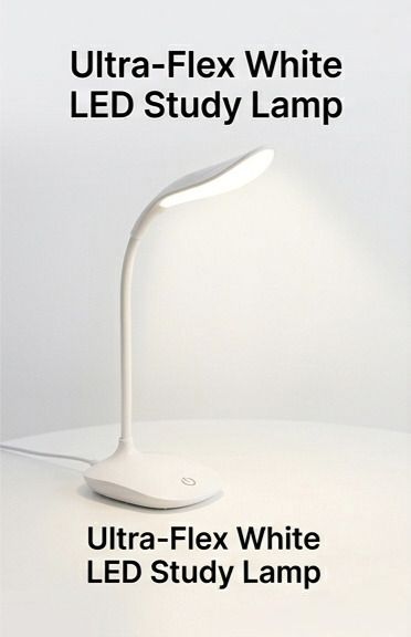 Premium Ultra-Flex White LED Study Lamp Touch Control Desk Lamp Study Lamp-image-34
