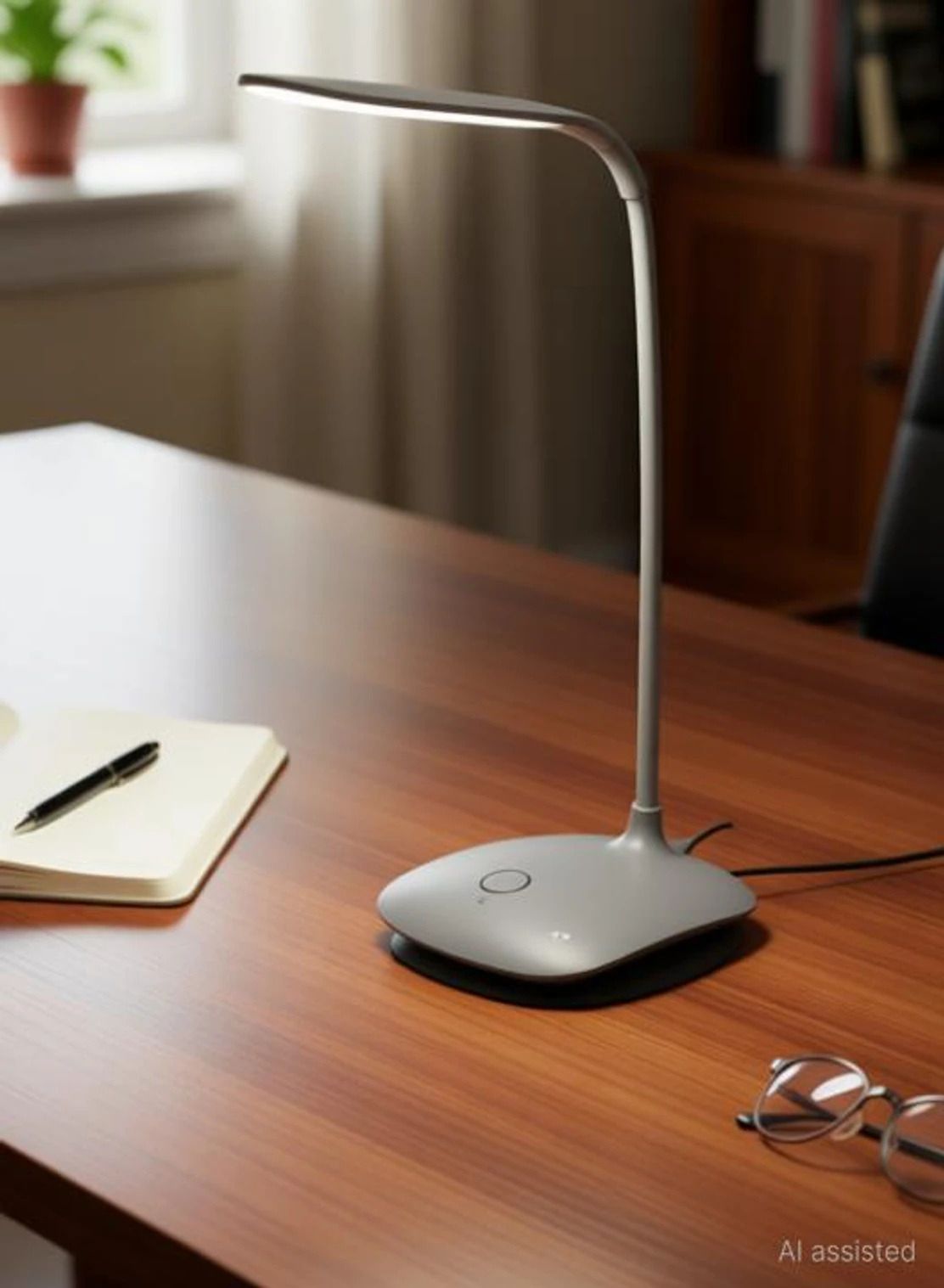 dizzty Battery Operated Table Lamp for Study Led Light, Light Touch Control_L35 Study Lamp-picture-11