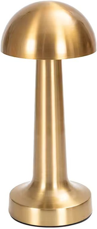 Luxury Rechargeable Mushroom Lamp - Cordless Metal LED Light with Touch Dimming Table Lamp-image-16