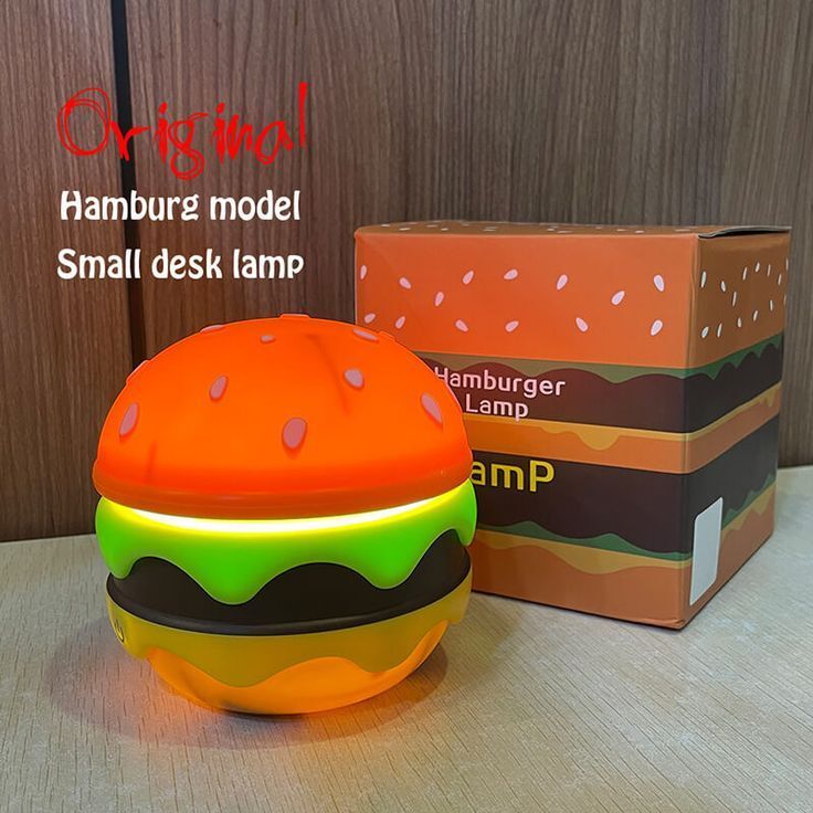 kanha store Warm White Burger LED Lamp with Sharpener – Rechargeable Kids' Desk Light Study Lamp-picture-16