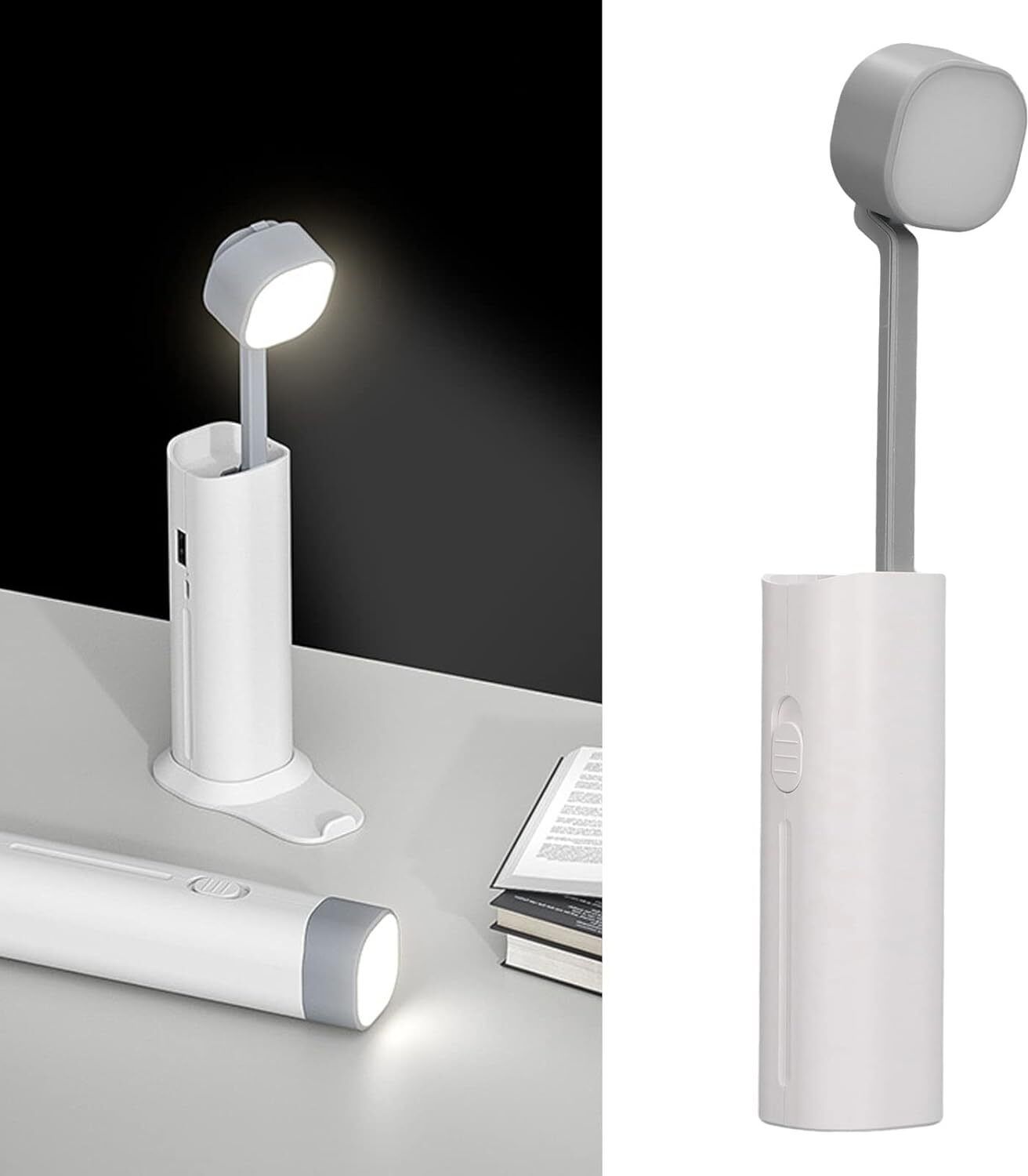 techomania TR 4in Table Lamp White G8e59.o Study Lamp-picture-25