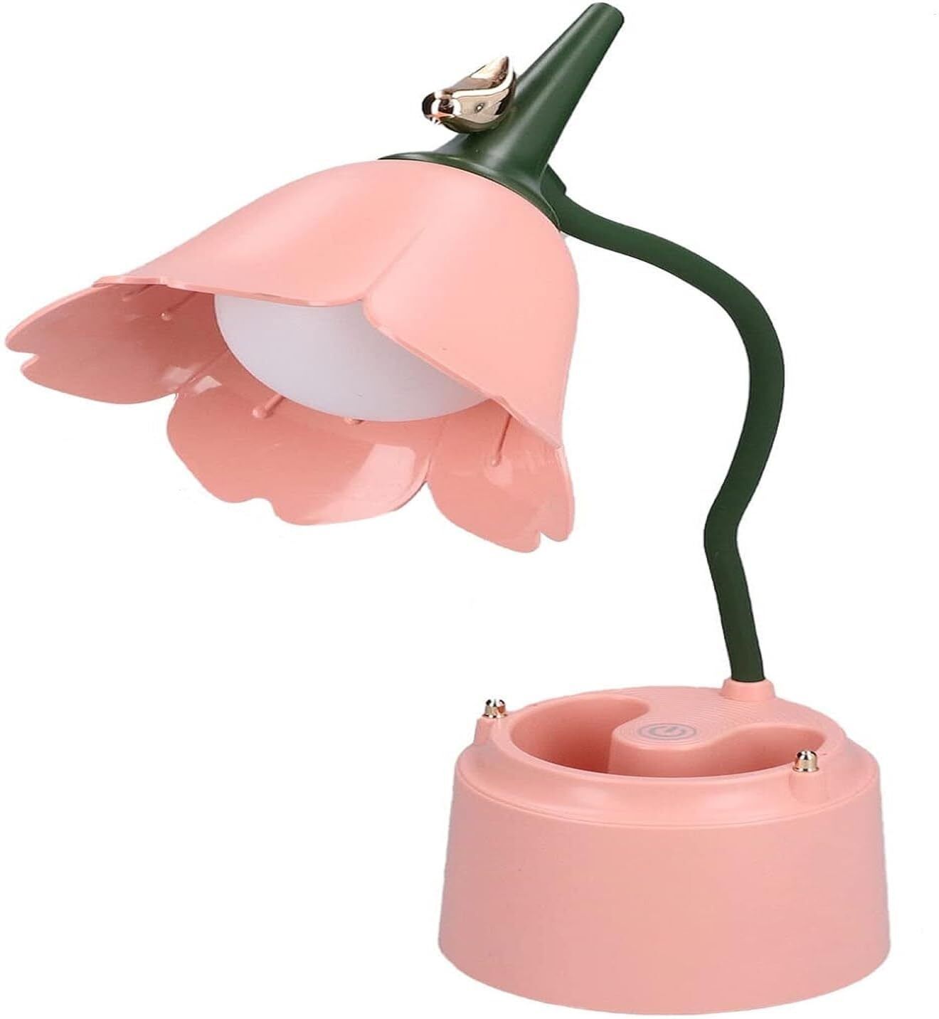 peculiar 3-in-1 Flower Petal Rechargeable LED Desk Lamp Study Lamp-picture-35