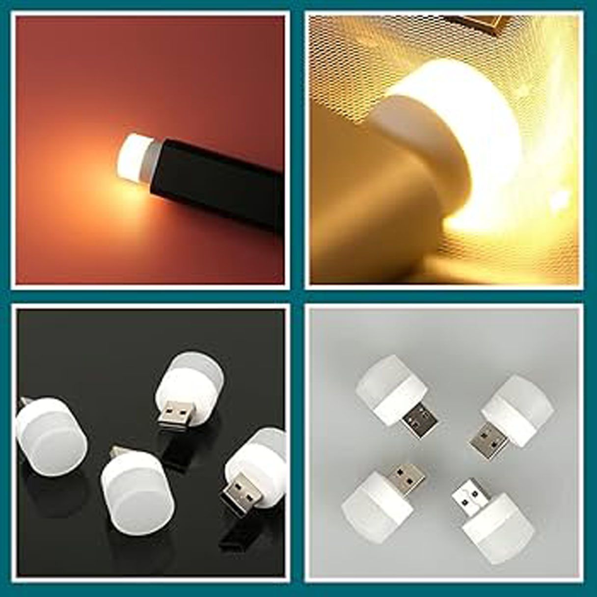 USB plug & Play Energy efficient LED light /Emergency light X8.189 (Pack of 8) LED Lantern