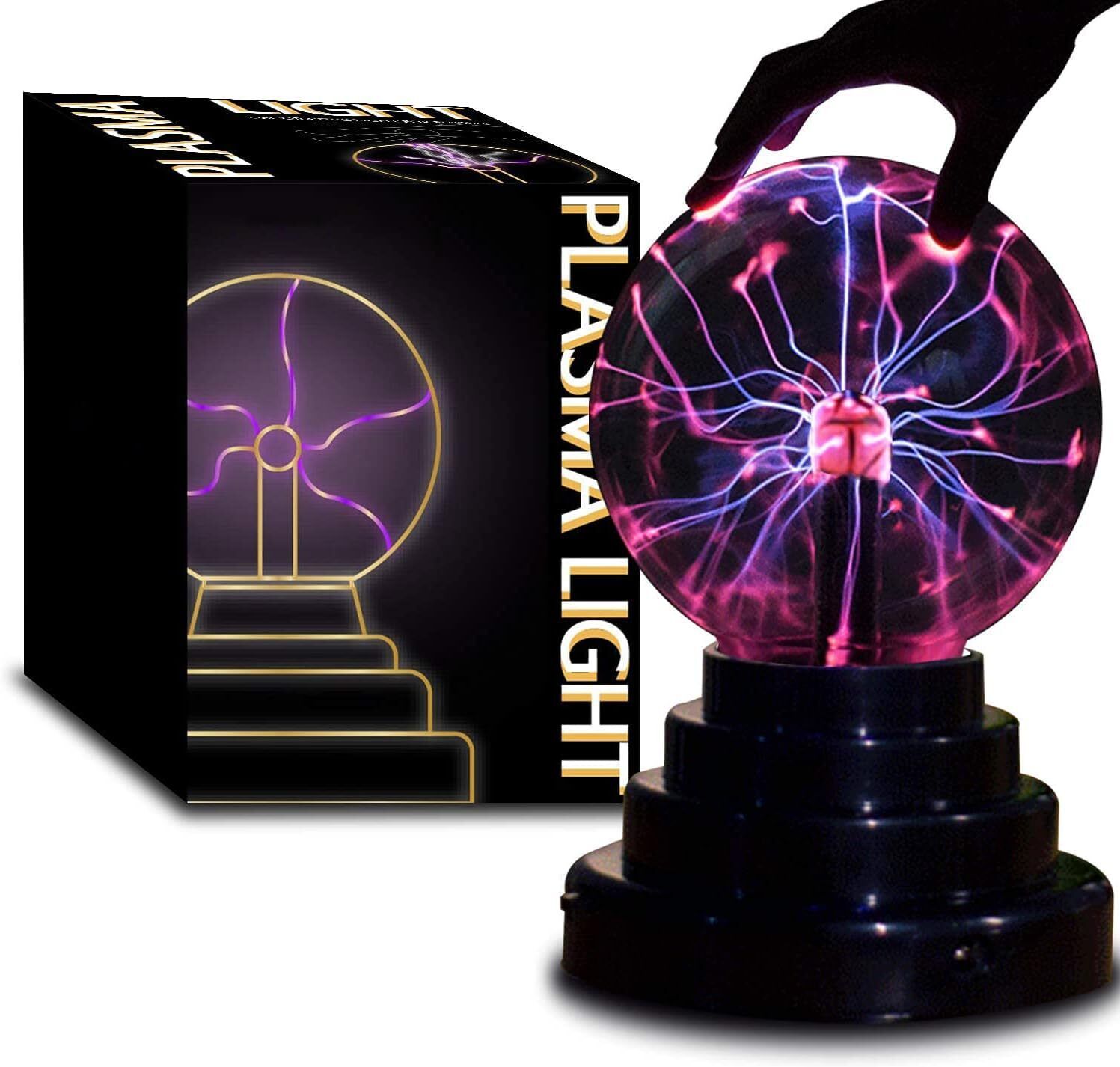 vishbin Plasma Ball Light, Touch Sensitive Table Lamp-picture-18