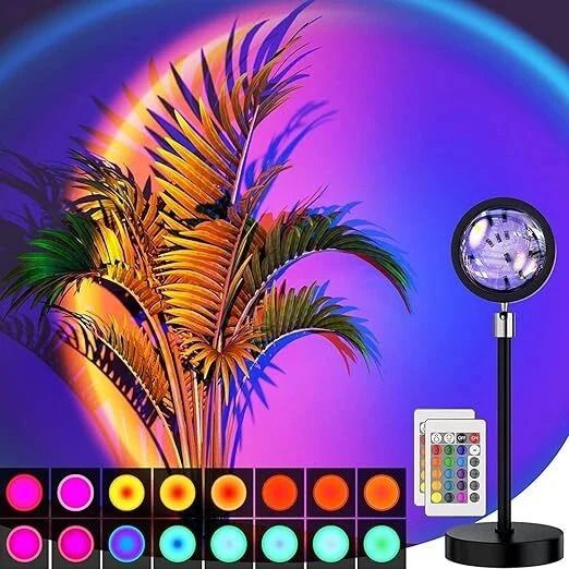 Sunset Lamp Projection Lamp Night Light Table Lamp-image-43
