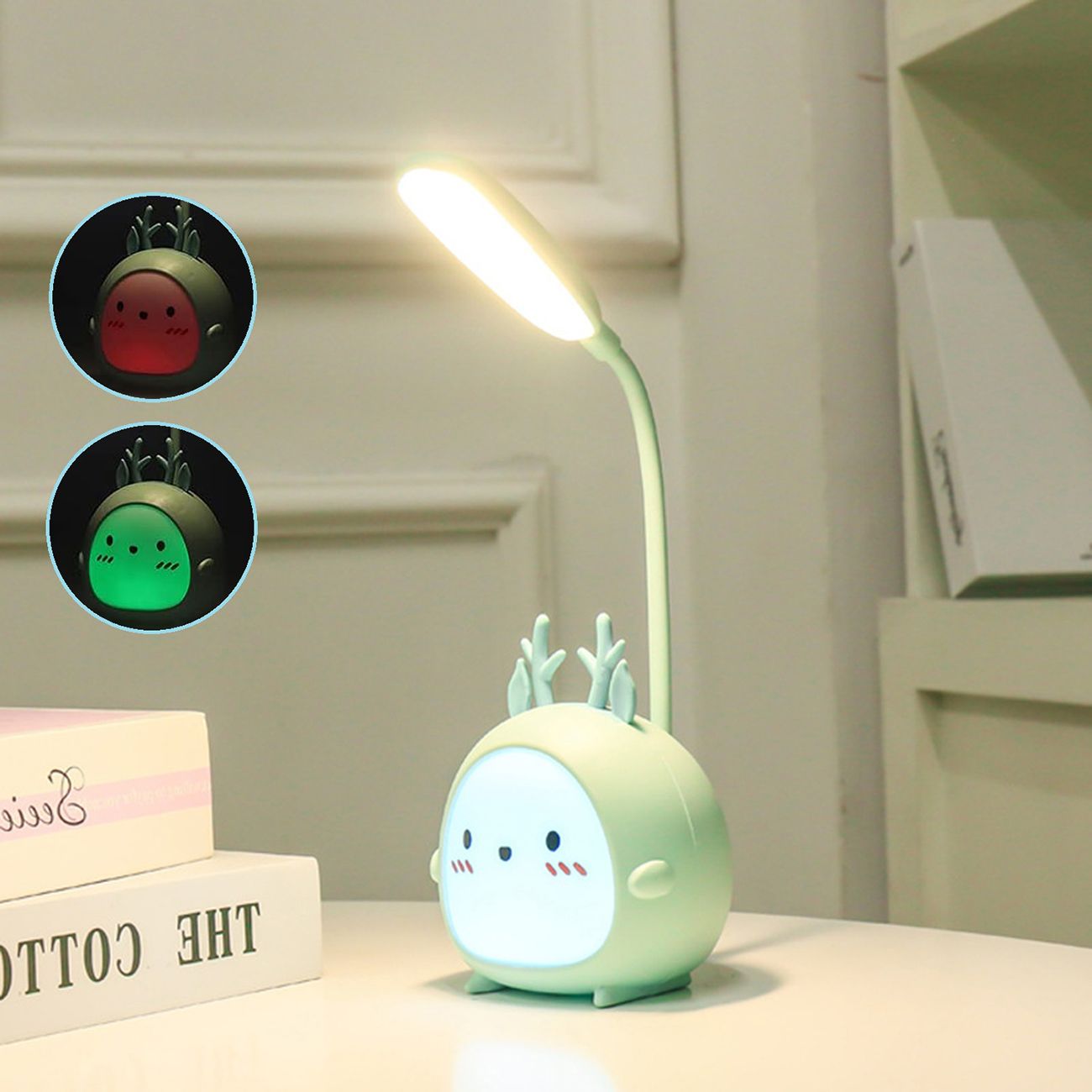 spiaty Creative and Classic Car Pen Holder LED Desk Lamp Study Lamp-picture-27