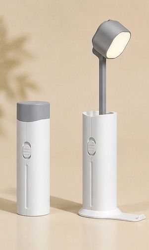 Rechargeable LED Desk Lamp with USB Charging Port and Phone Stand Study Lamp-image-1