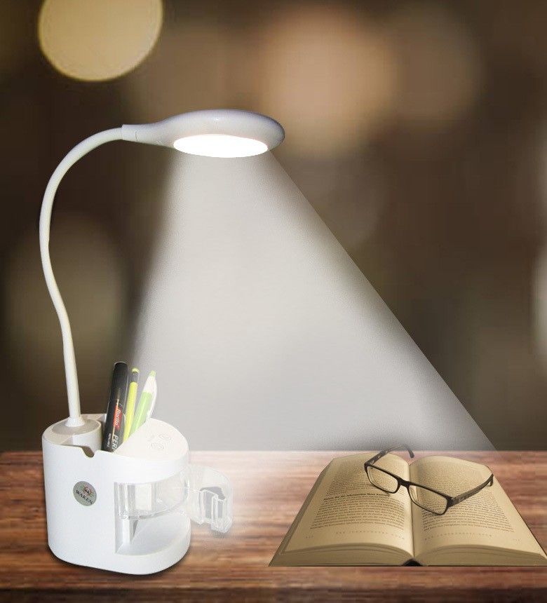 Student Night Study Table Lamp With Pen Holder Mobile Stand And Night Light Study Lamp-image-43