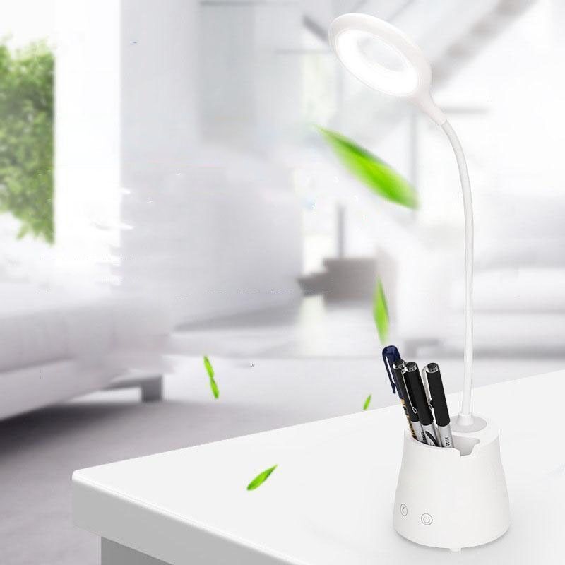 firstlike Desk Light with 3 Shades Touch Control Light Advanced Pen and Mobile Holder Study Lamp-picture-9
