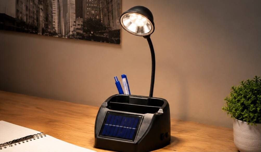 zekly SunCharge Pro Solar Rechargeable LED Study Lamp with Mobile & Pen Holder | Study Lamp-picture-12