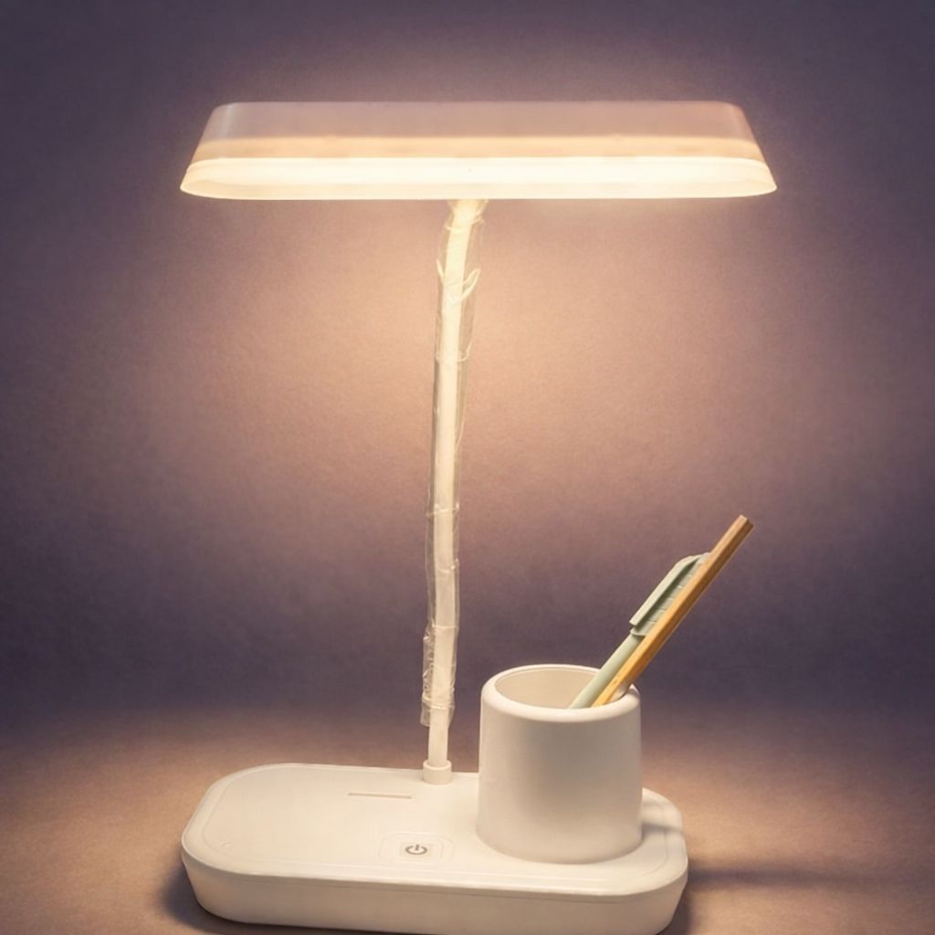 caplic Rechargeable LED Study Table Lamp with Pen Holder Touch Control Study Lamp-picture-42