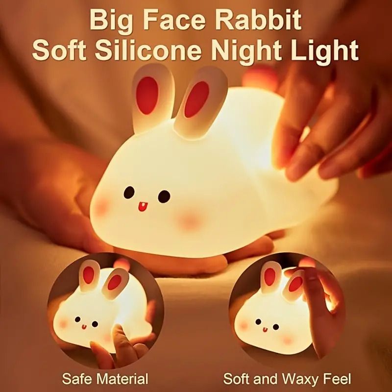 dwiza enterprise Bunny Night Lamp/Bunny Night Light /Rabbit Night Lamp /Rabbit Lamp Silicone Lamp Night Lamp-picture-34