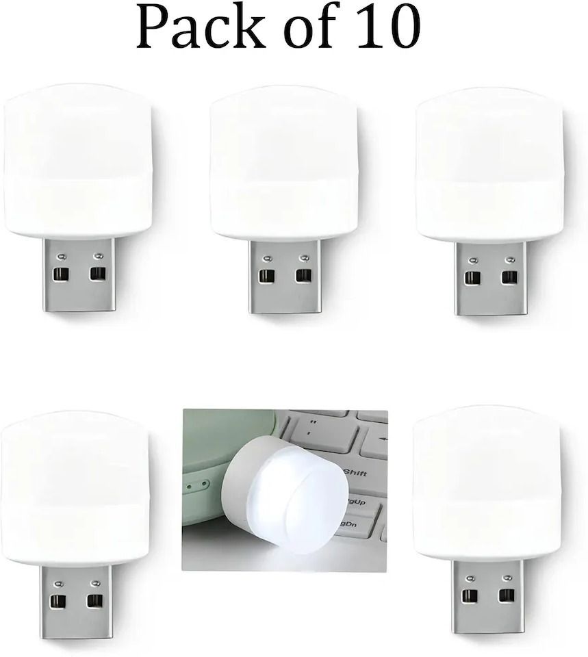 USB plug & Play Energy efficient LED light /Emergency light X10.643 (Pack of 10) LED Lantern