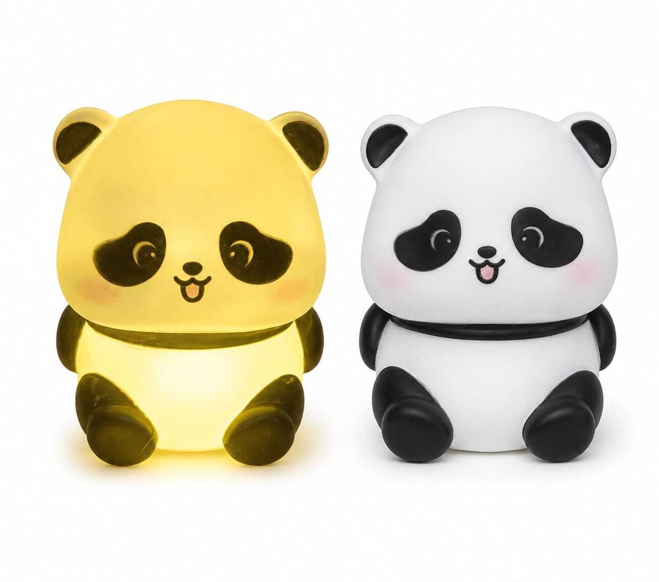Mini Panda Night Lamp LED Lights For Kids(8cm Yewllow Light) Night Lamp-image-8