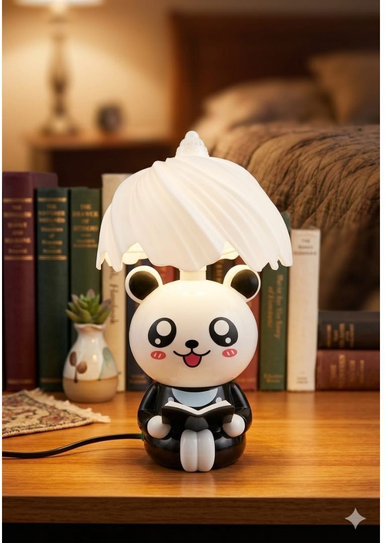 Cute Panda LED Night Lamp USB Table Lamp for Kids Room, Bedroom & Study Decor Study Lamp-image-14