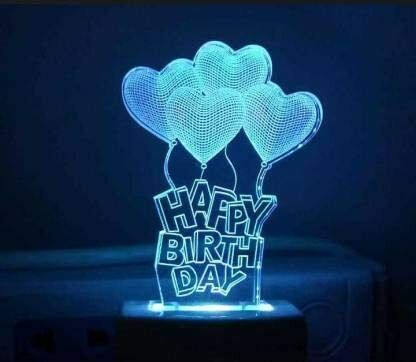 giftdenahai Night Lamp For Happy Birthday 3D Illusion 6 color LED Table Lamp Lamp For Gift Table Lamp-picture-24