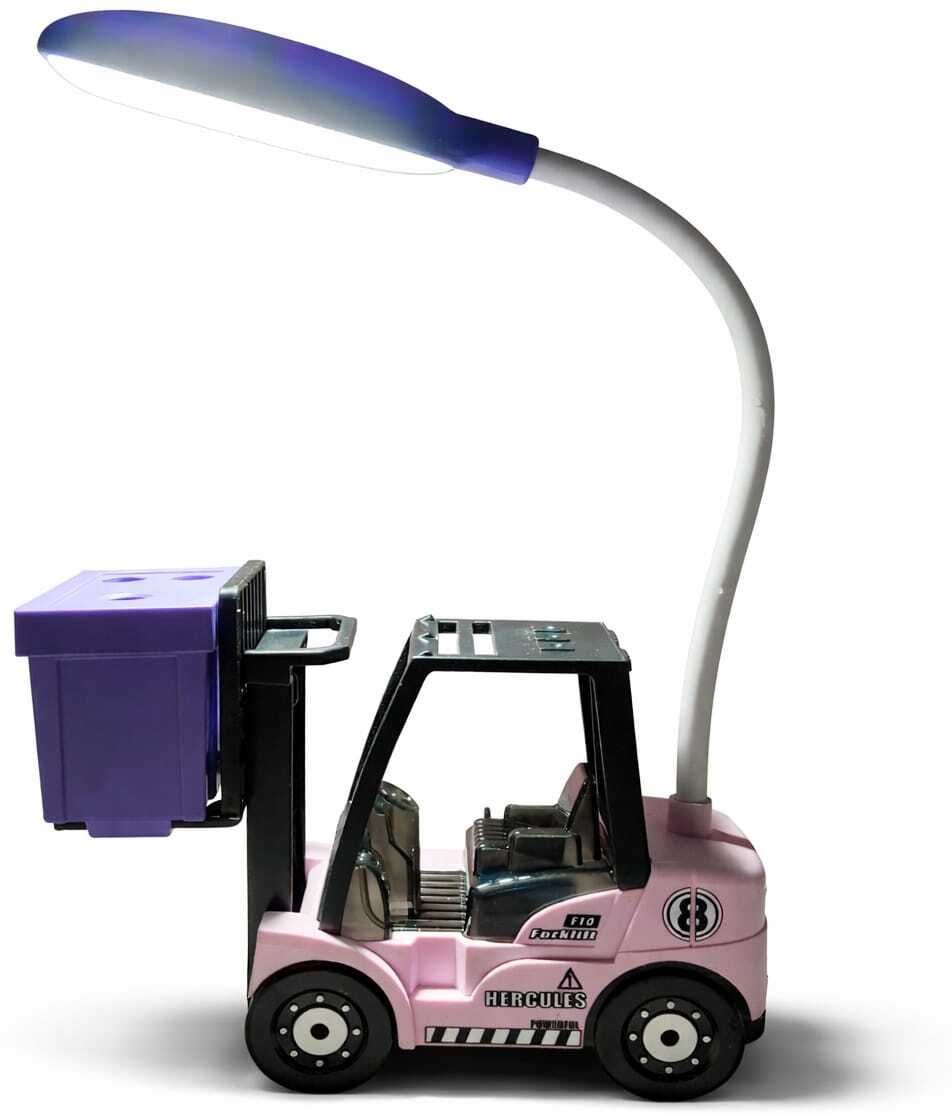 rudrashyam Childrens Forklift Table Lamp With Integrated LED Light/Rechargeable Desk Light Study Lamp-picture-19