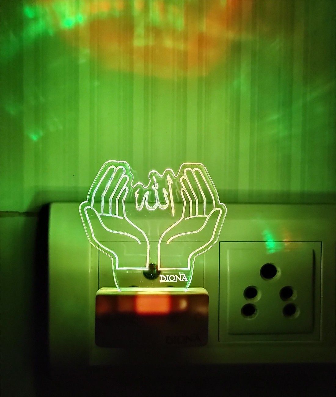 3D ALLAH - ISLAM LED MULTICOLOR NIGHT LAMP Home Decor Items Night Lamp-image-19