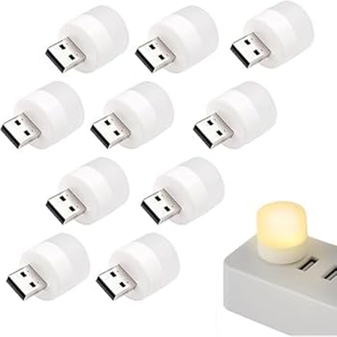 USB plug & Play Energy efficient LED light /Emergency light X10.520 (Pack of 10) LED Lantern