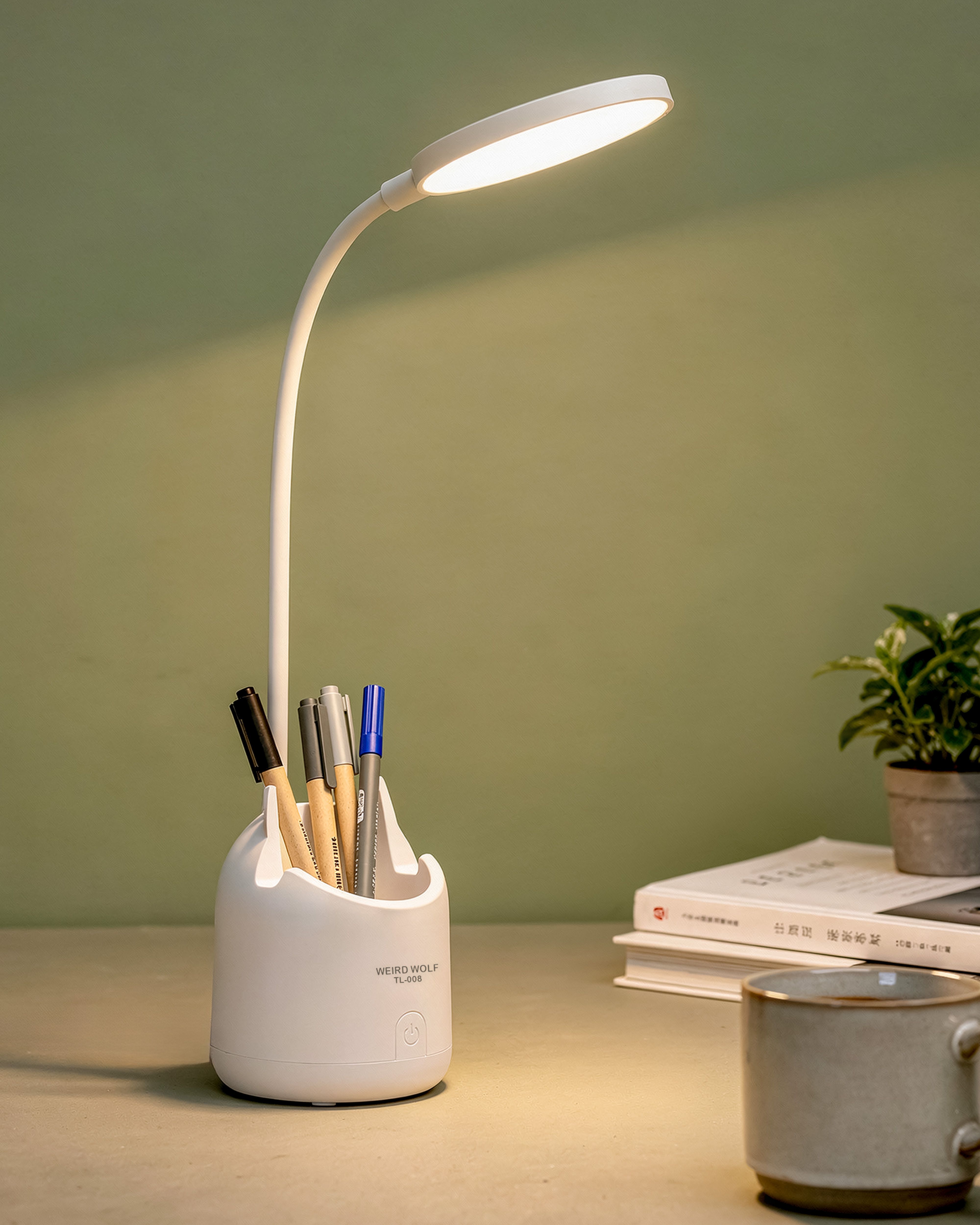 3 Color Mode Rechargeable Study Lamp for Home, Adjustable Brightness Study Lamp-image-44
