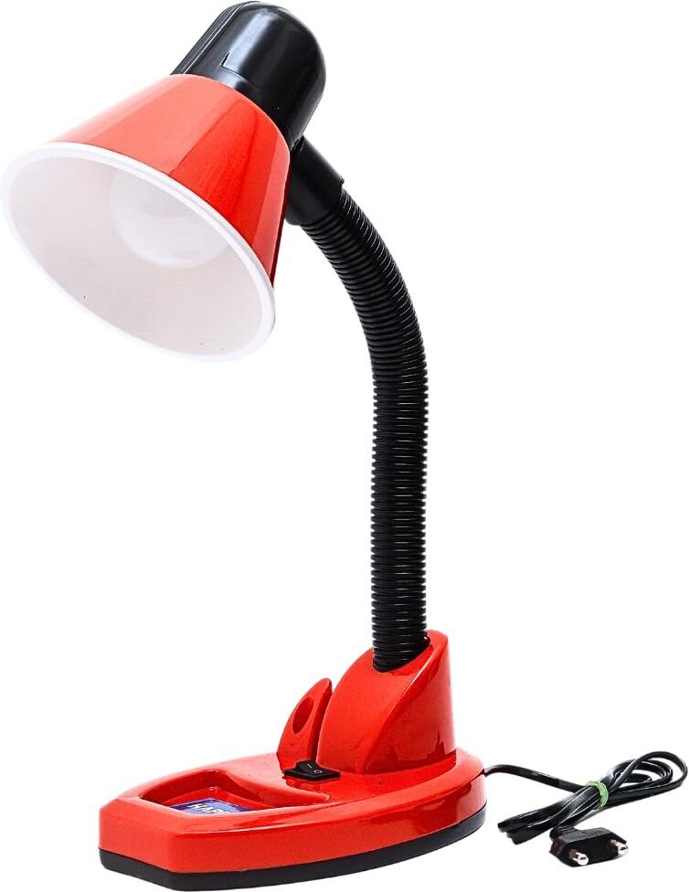 Plastic Table Lamp with Pen Holder | On/Off Switch|B22 Bulb Holder Study Lamp-image-44
