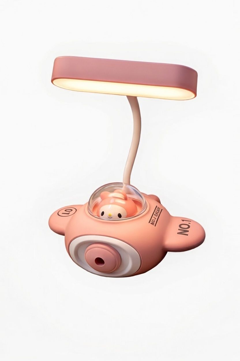 Kids LED Study Lamp Rechargeable Cute Aeroplane Night Light Study Lamp-image-9