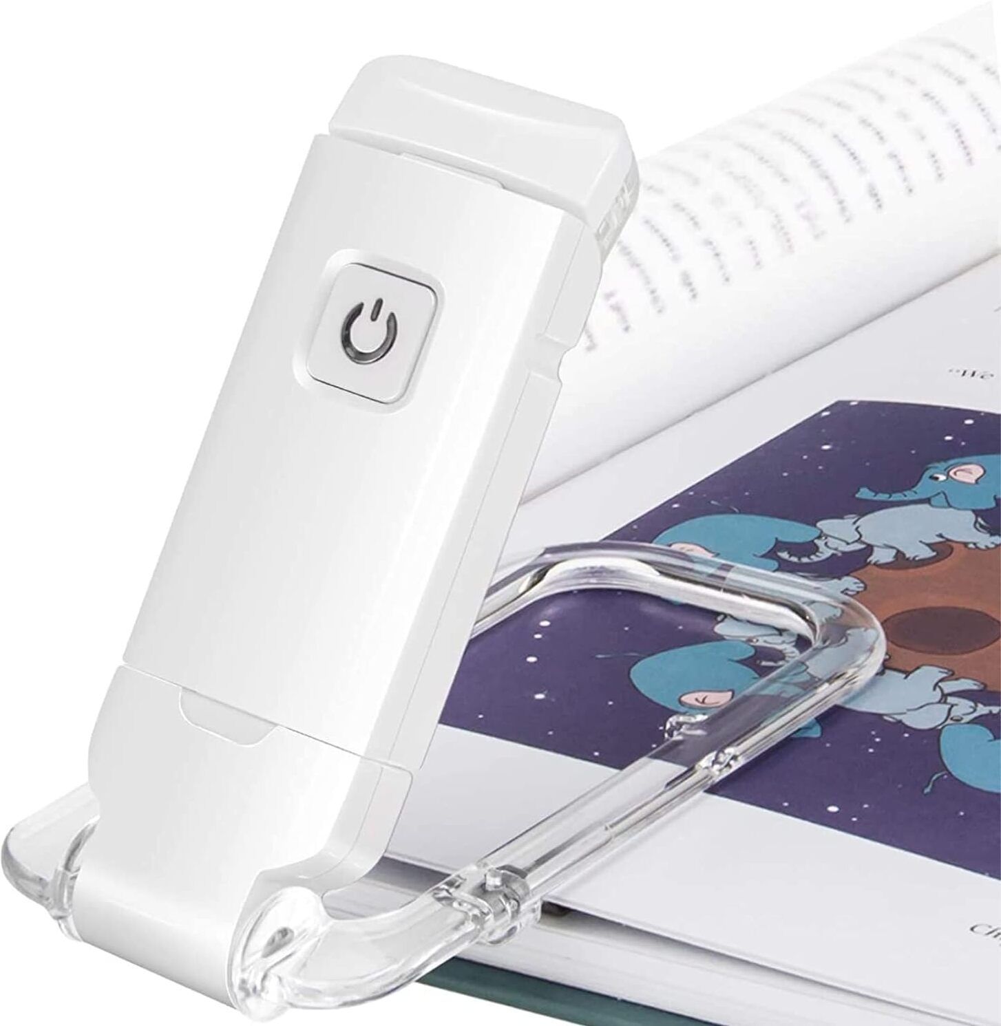 USB Rechargeable LED Book Reading Light with Brightness for Eye-Protection Study Lamp