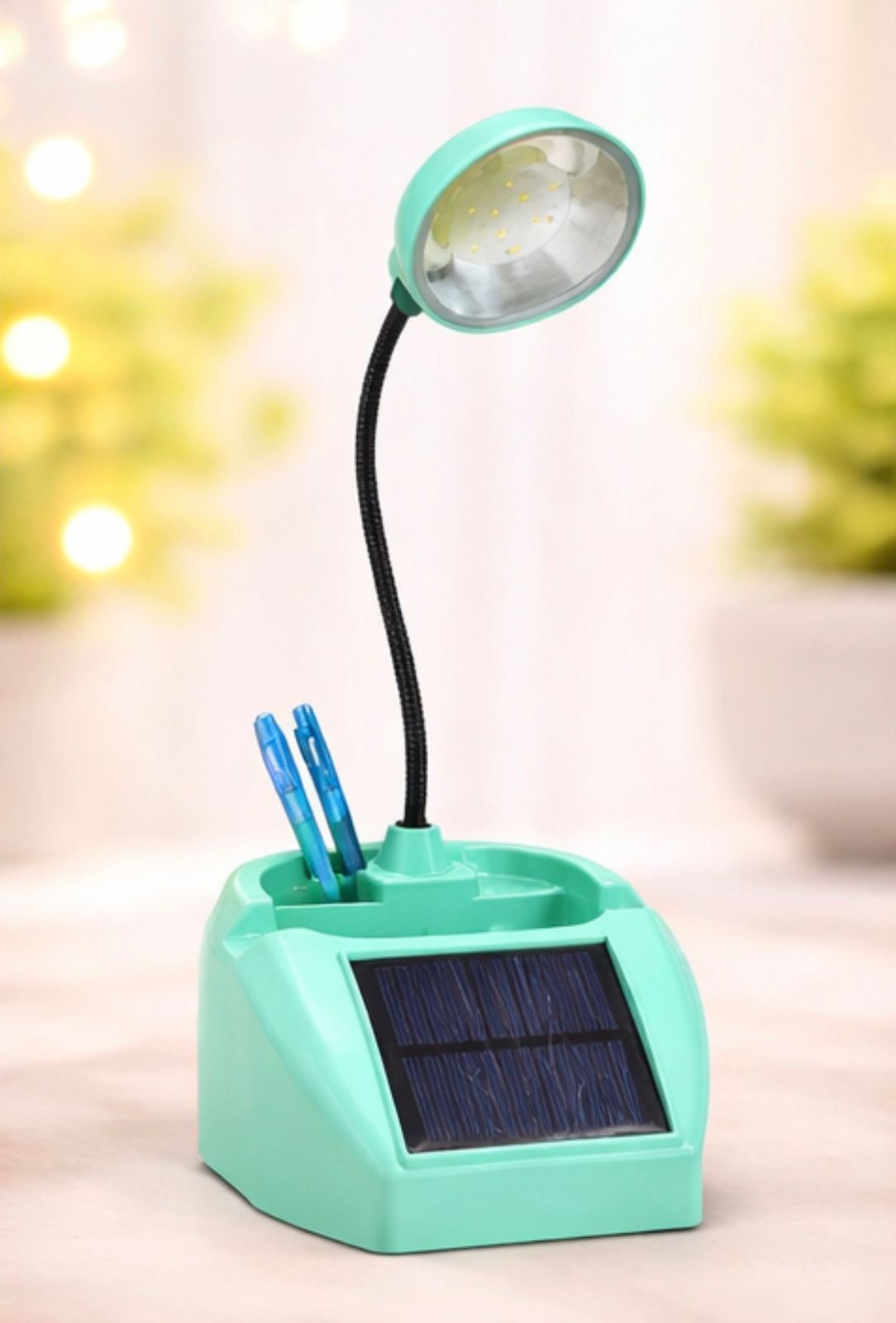 SunCharge Pro Solar Rechargeable LED Study Lamp with Mobile & Pen Holder Study Lamp-image-11