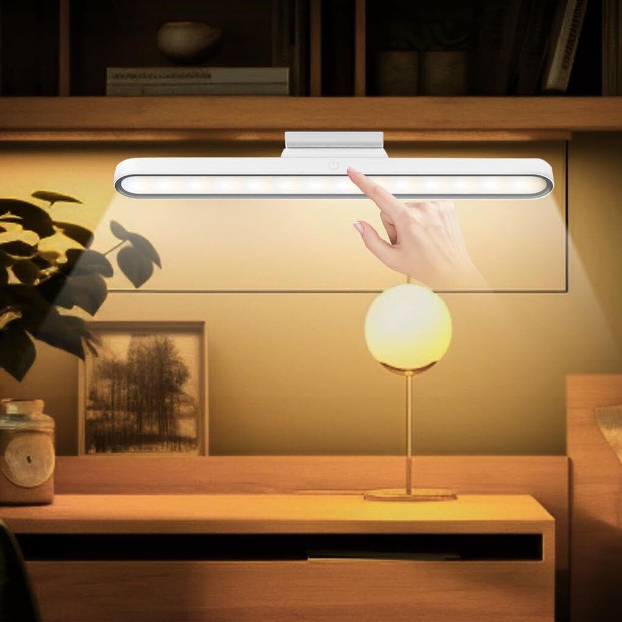 Touch Sensor LED Study Lamp | Rechargeable, Dimmable, 3 Light Modes, Magnetic Study Lamp-image-18