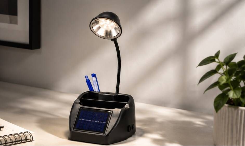 zekly SunCharge Pro Solar Rechargeable LED Study Lamp with Mobile & Pen Holder | Study Lamp-picture-38