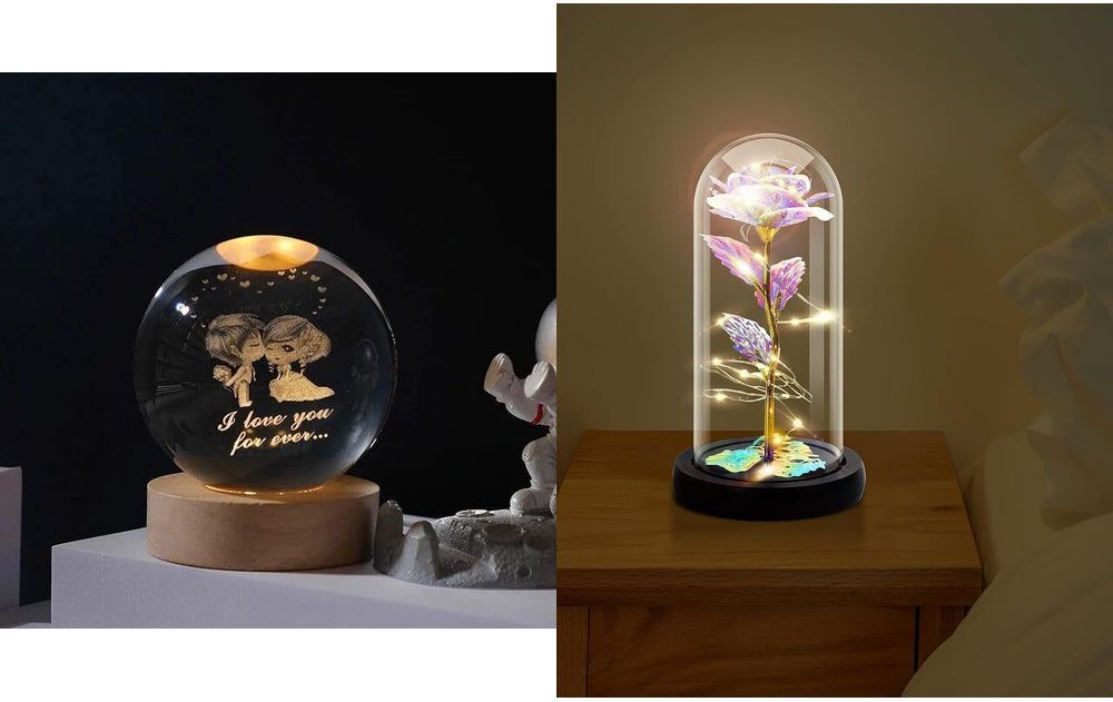 Decorative Night Light Crystal Diamond Table Lamp Table Lamp-image-41