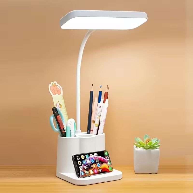 dwiti enterprise Rechargeable LED Study Lamp with Pen Stand & Mobile Holder Study Lamp-picture-26
