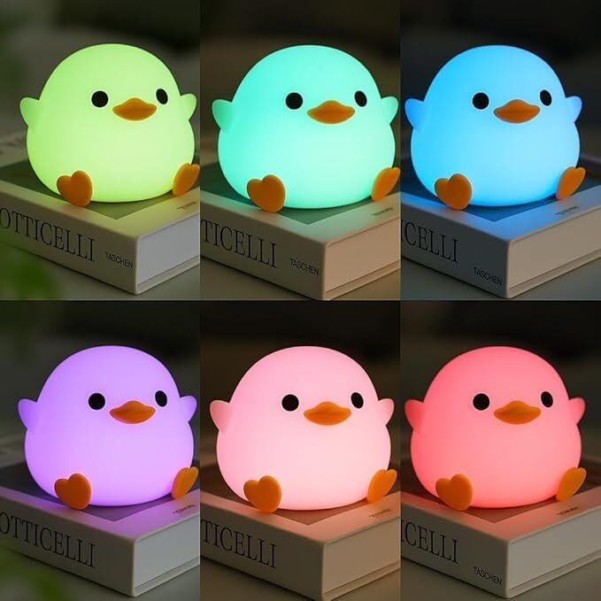 Dodo Duck Silicone Night Lamp | USB Rechargeable Cute LED Light Night Lamp-image-49