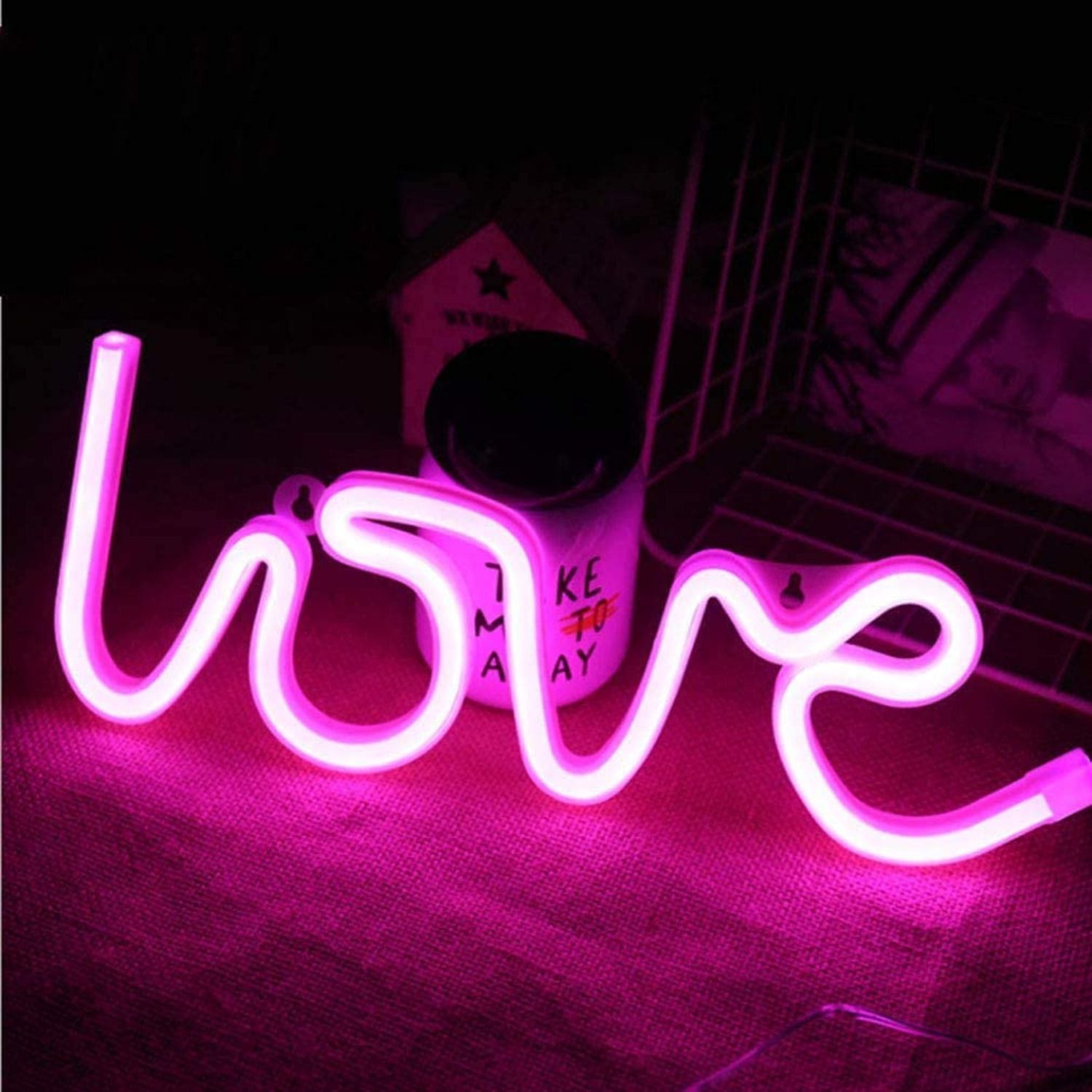 x4decor Love Neon LED Light for Valentine, Party, Wall Decoration Night Lamp-picture-14