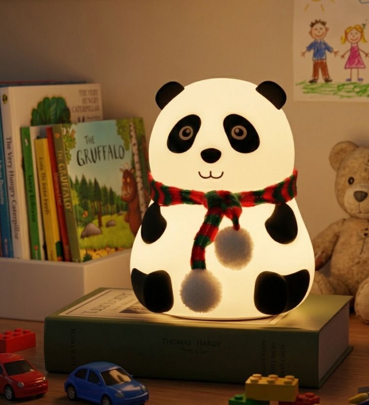 jitvik Cute Panda Soft Silicone Night Lamp for Kids Bedroom Night Lamp-picture-26