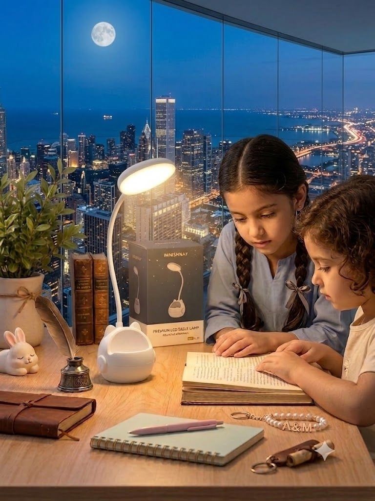 imnishnay Rechargeable LED Study Light for Kids, Teens and Adults Table Lamp-picture-7