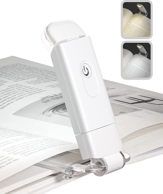 LED Book Reading Light Lamp, Brightness Adjustable, Eye-Protection, Portable Study Lamp