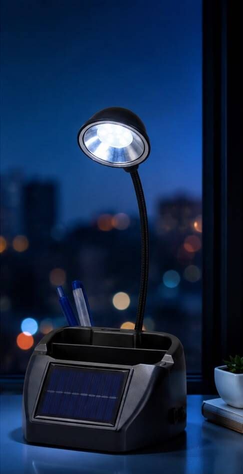 zekly SunCharge Pro Solar Rechargeable LED Study Lamp with Mobile & Pen Holder | Study Lamp-picture-16