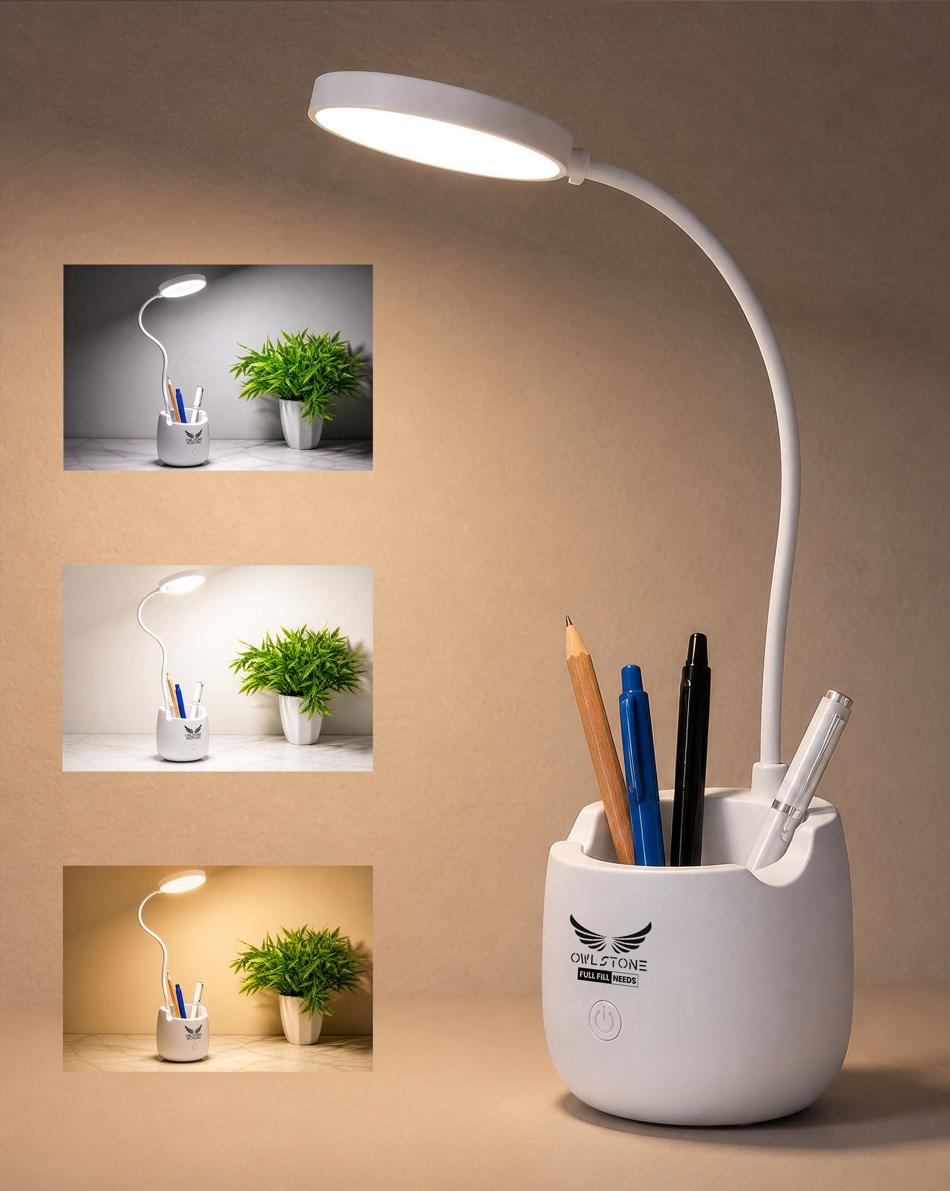 Multi-Function LED Desk Lamp with Pen Holder & Mobile Stand Study Lamp-image-44