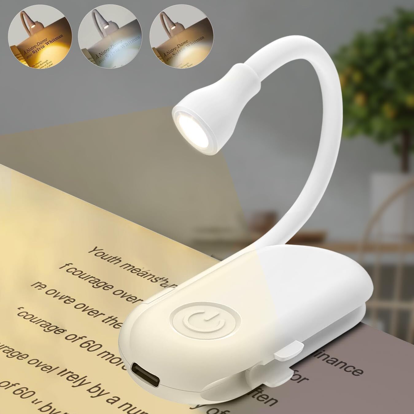 trendx LED Portable Book Reading Clip Light for Students, Book Study Study Lamp Study Lamp-picture-24
